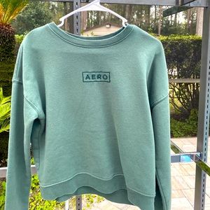aeropostale green crew neck